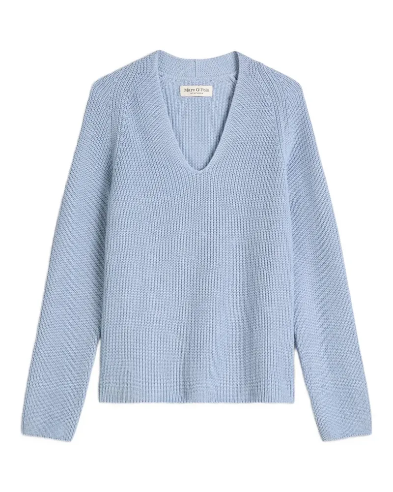 Marc O'Polo Pullover mit V-Ausschnitt - Blau Blau