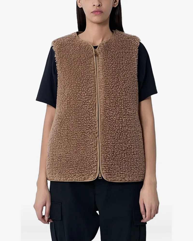 Moncler Gesteppte Quintin Jacke - Braun Braun