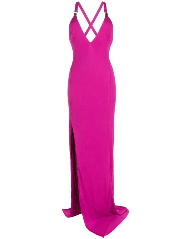 Tom Ford Kleid mit V-Ausschnitt - Rosa Rosa