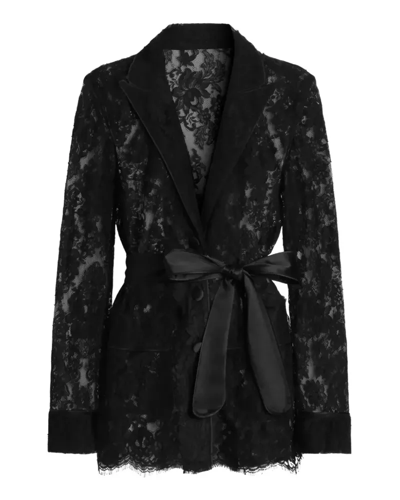 Dolce & Gabbana Vanity Hemd aus Spitze - Schwarz Schwarz