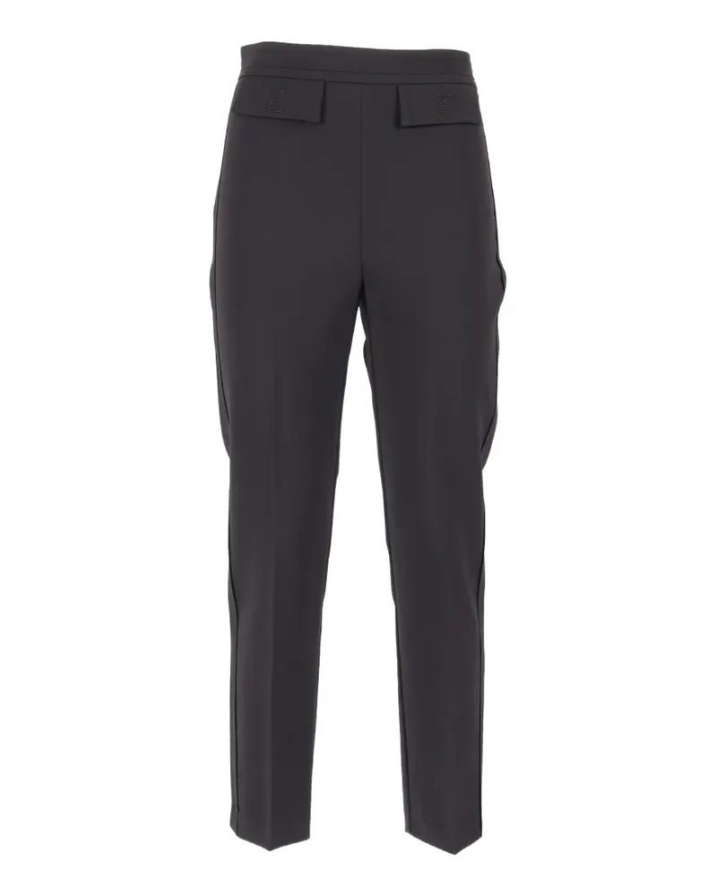 Elisabetta Franchi Hose mit Buchstaben-Detail - Schwarz Schwarz