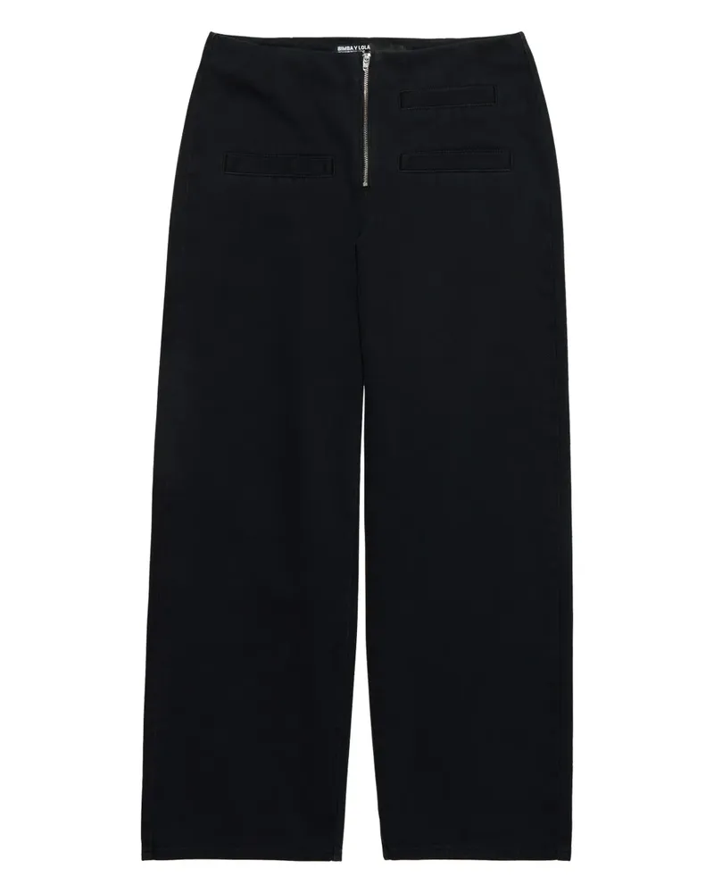 BIMBA Y LOLA Klassische Cropped-Jeans - Schwarz Schwarz