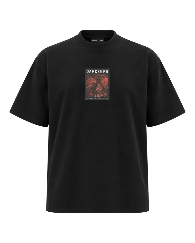 44 LABEL GROUP graphic-print T-shirt - Schwarz Schwarz