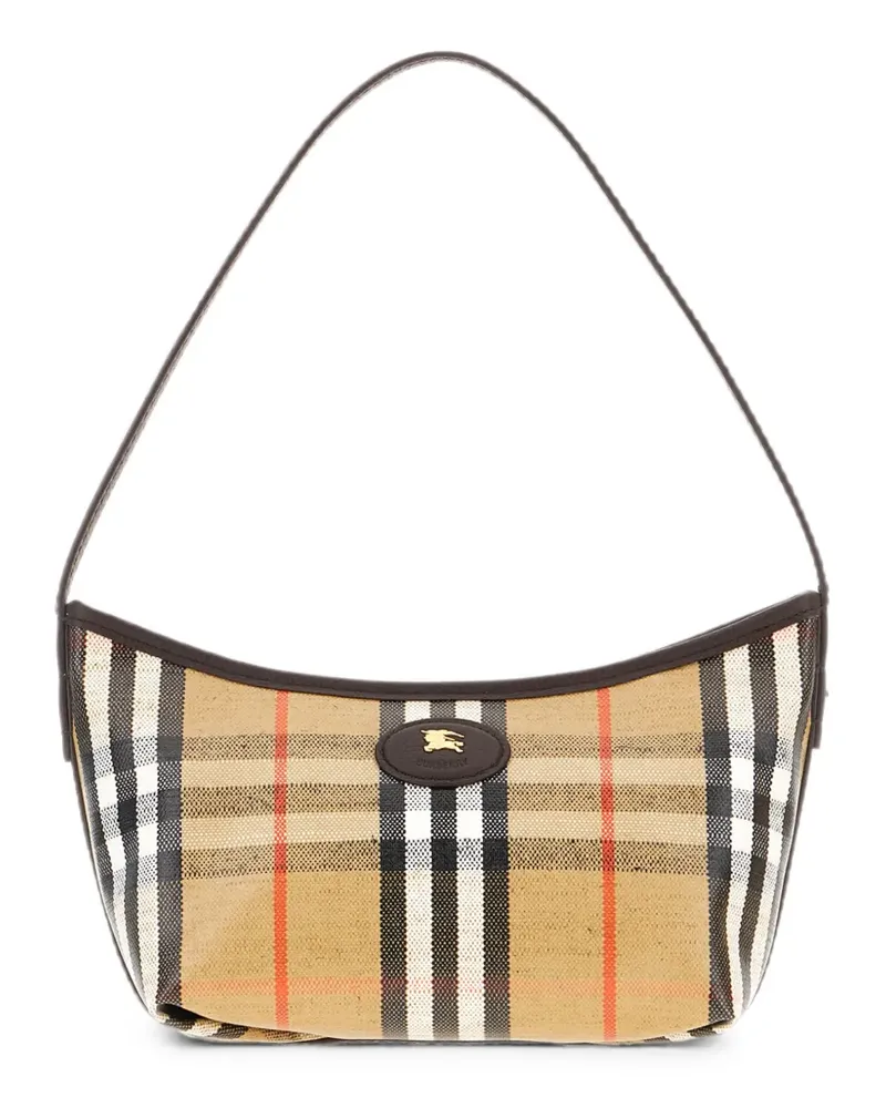 Burberry Shopper mit Karomuster - Nude Nude