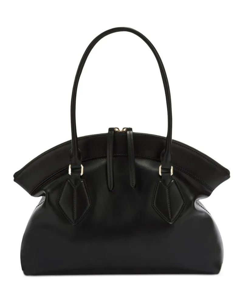 Furla leather tote bag Schwarz