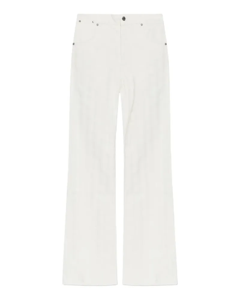 OFF-WHITE monogram-pattern jeans - Weiß Weiß