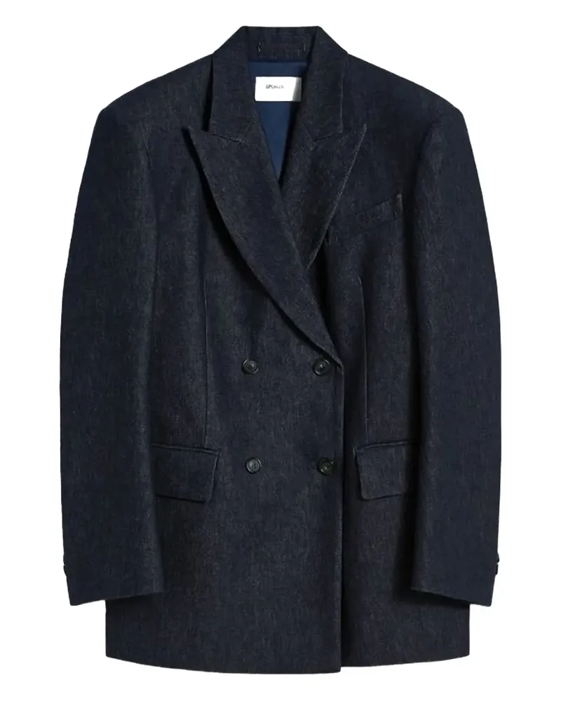 SPORTMAX Doppelreihiges Sakko - Blau Blau