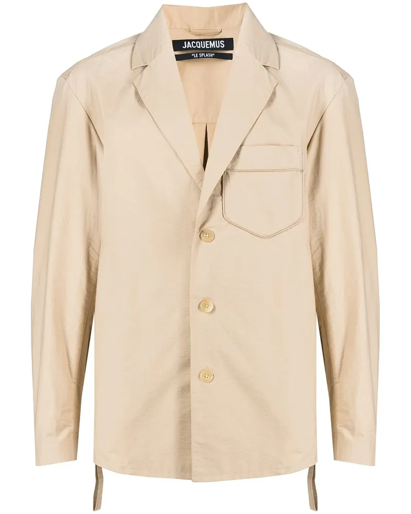 Jacquemus Einreihiges Sakko - Braun Braun