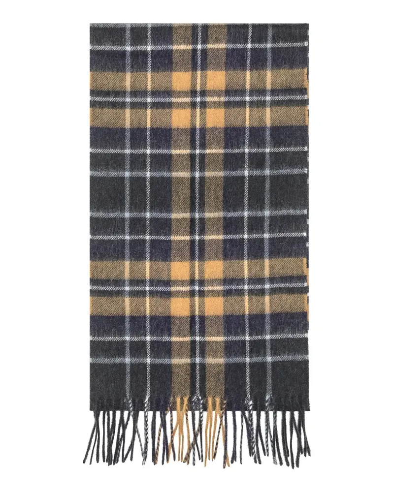 Barbour Schal mit Karomuster - Blau Blau