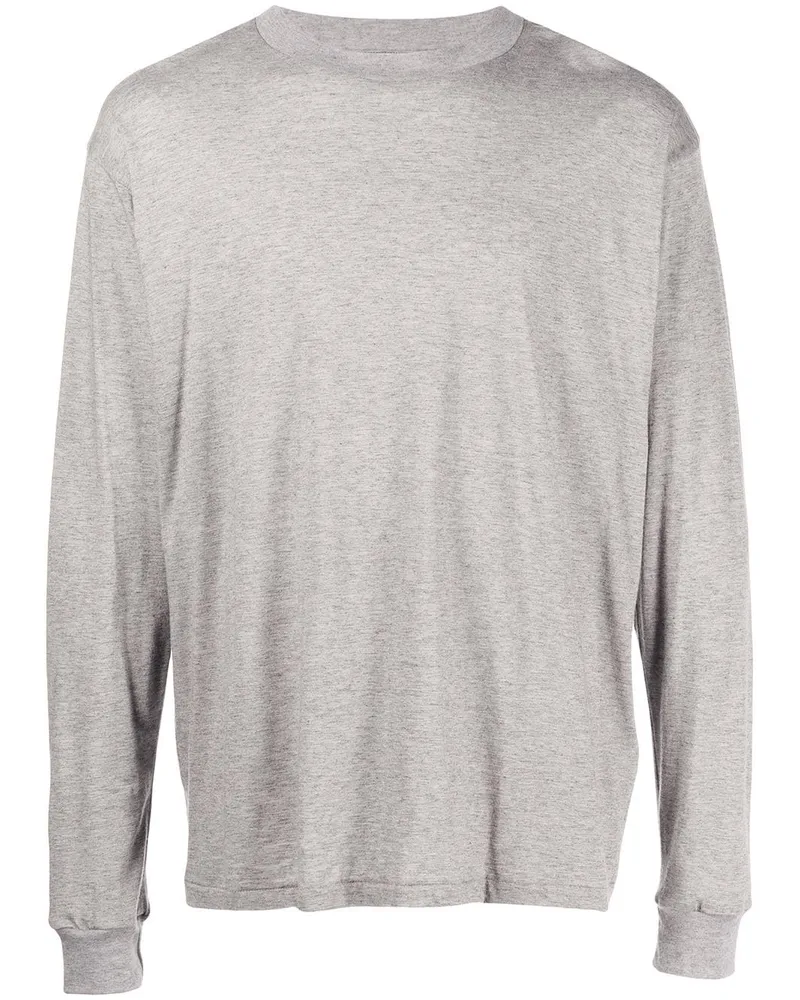 John Elliott + Co Sweatshirt aus Kaschmirgemisch Grau