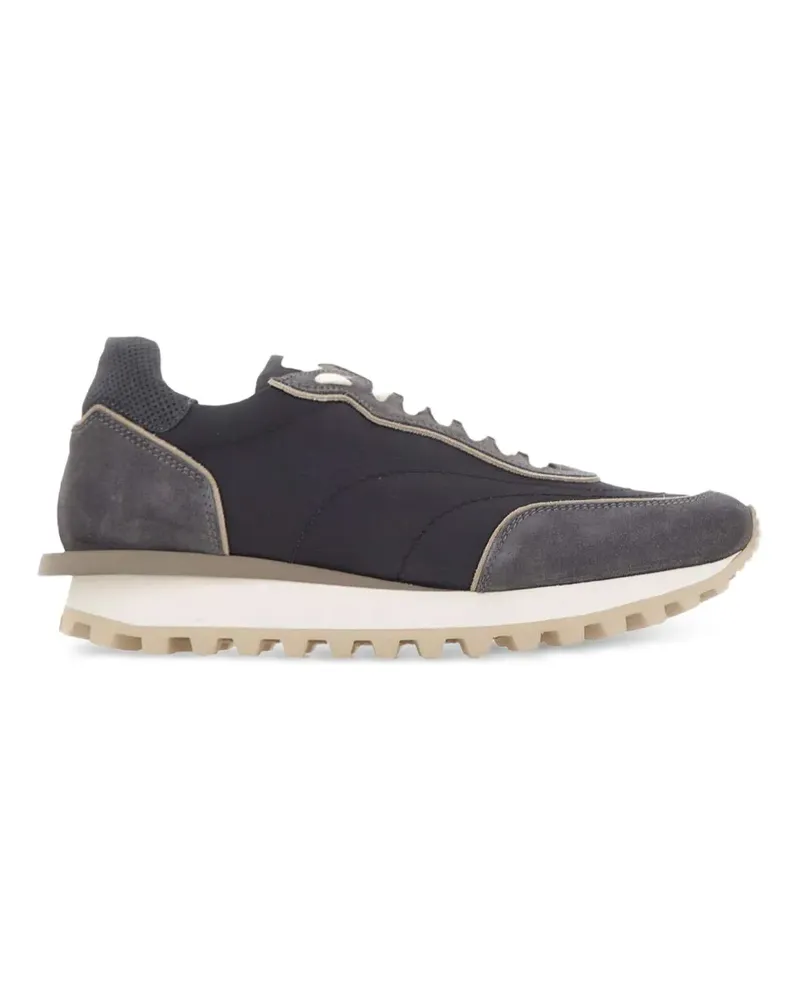 Eleventy Sneakers mit Wildledereinsätzen - Grau Grau