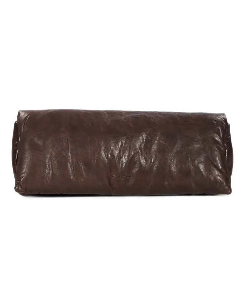 Rick Owens padded leather clutch bag - Braun Braun