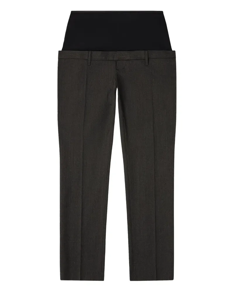 Diesel Hose mit doppeltem Bund - Grau Grau