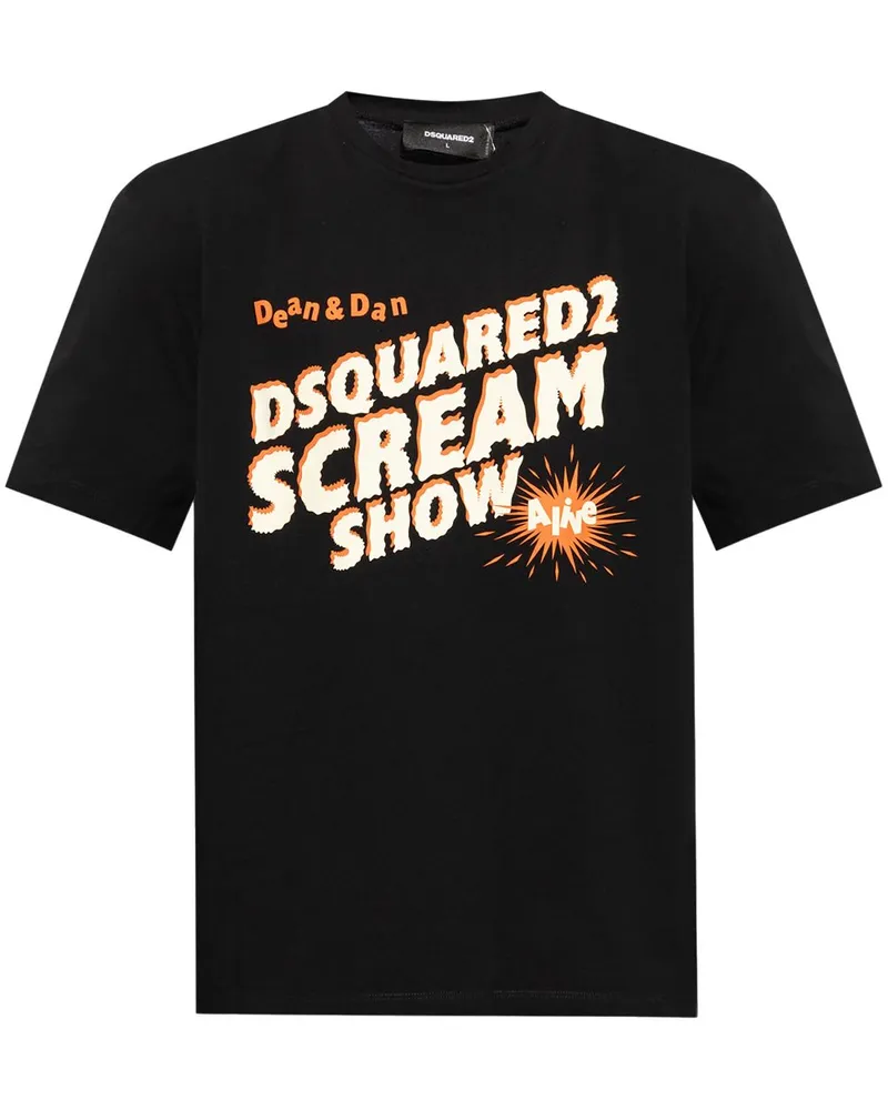 Dsquared2 Scream Show T-Shirt - Schwarz Schwarz