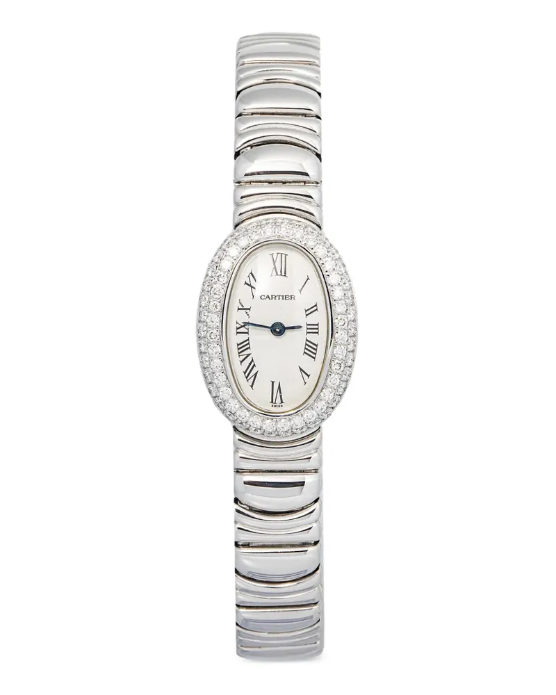 Cartier Baignoire Diamond Armbanduhr 31mm - Weiß Weiß
