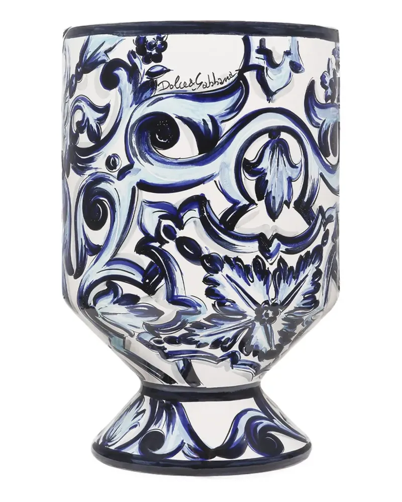 Dolce & Gabbana medium Outdoor vase (58cm x 37cm) - Blau Blau
