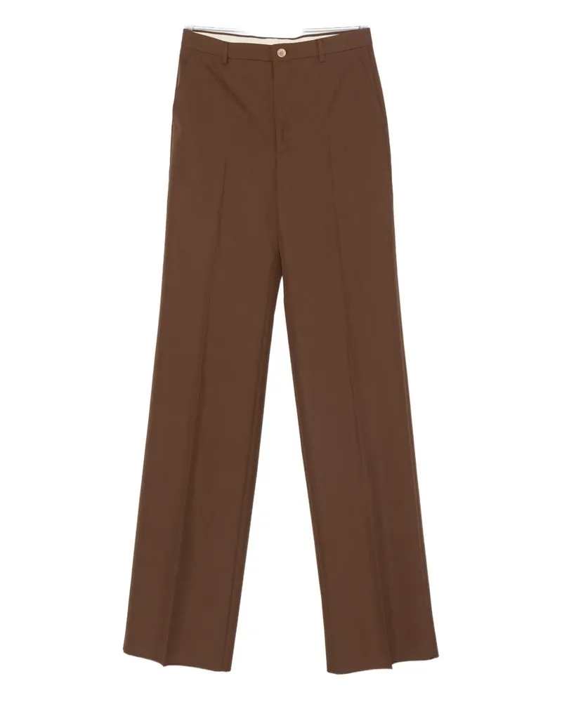 Gucci pressed-crease trousers - Braun Braun
