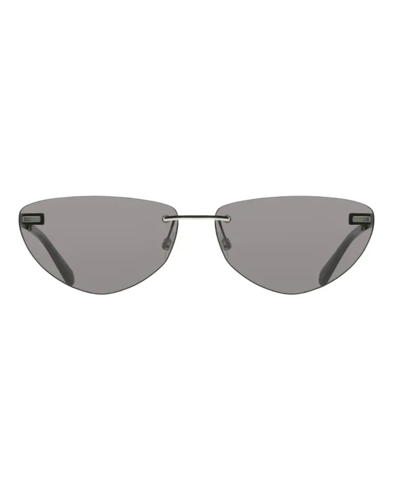 Calvin Klein rimless cat-eye sunglasses - Silber Silber