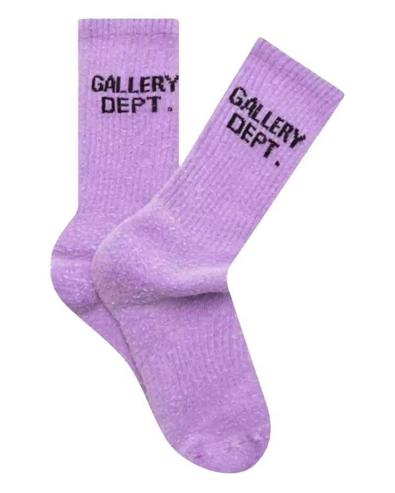 GALLERY DEPT. Socken mit Logo-Stickerei - Violett Violett