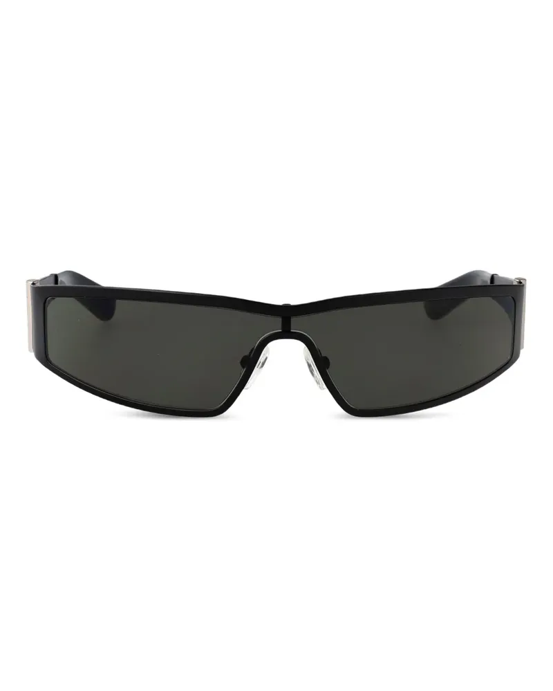 Alexander McQueen Y2k Sonnenbrille - Schwarz Schwarz