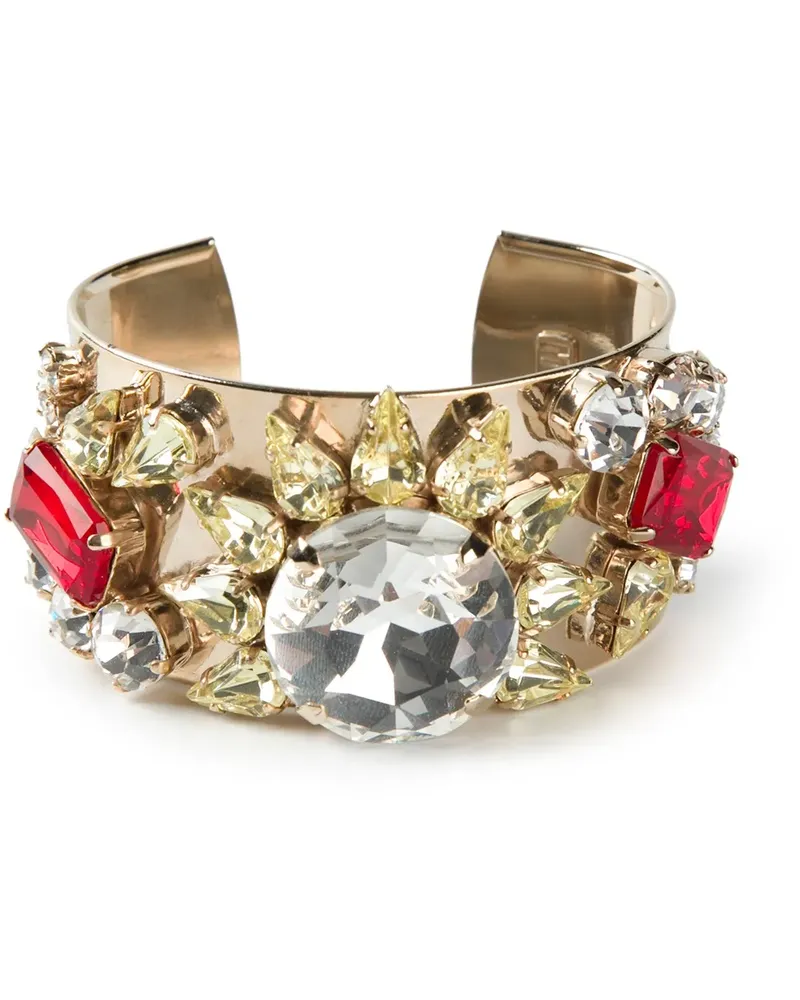 MSGM embellished bracelet - Metallic Metallic