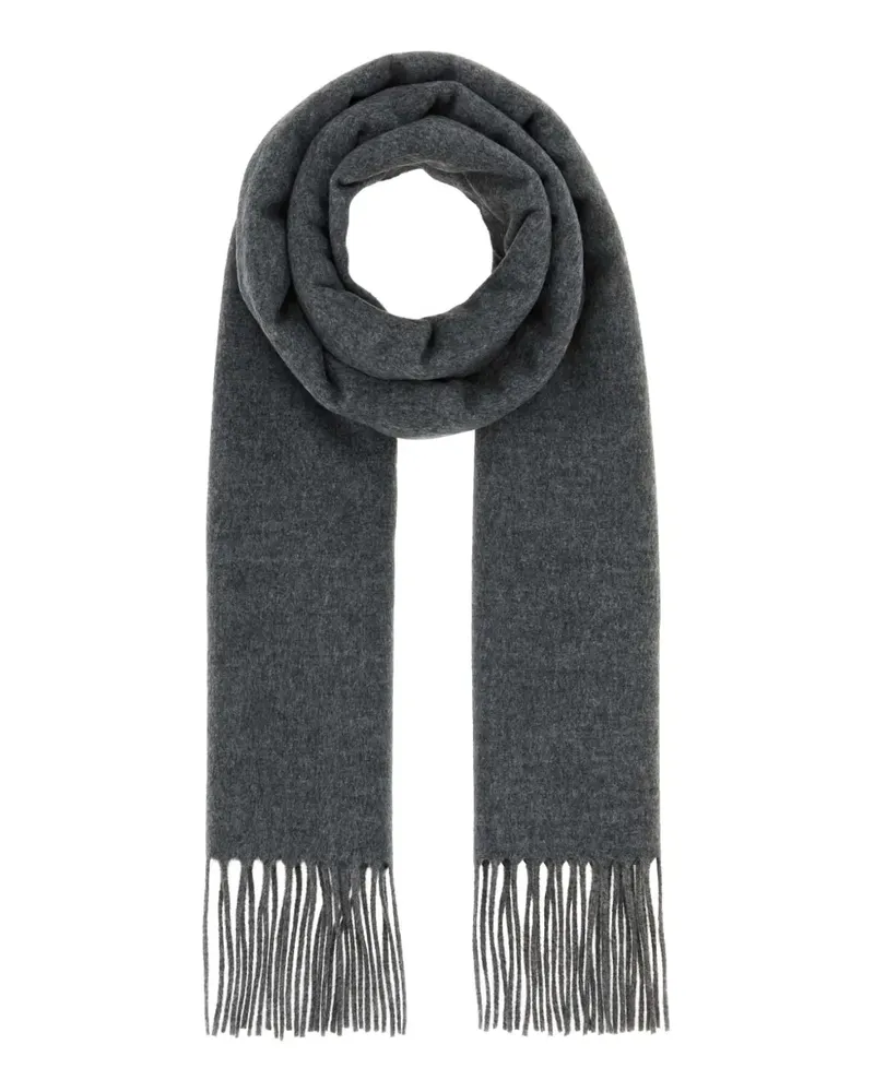 Fendi fringe scarf - Grau Grau