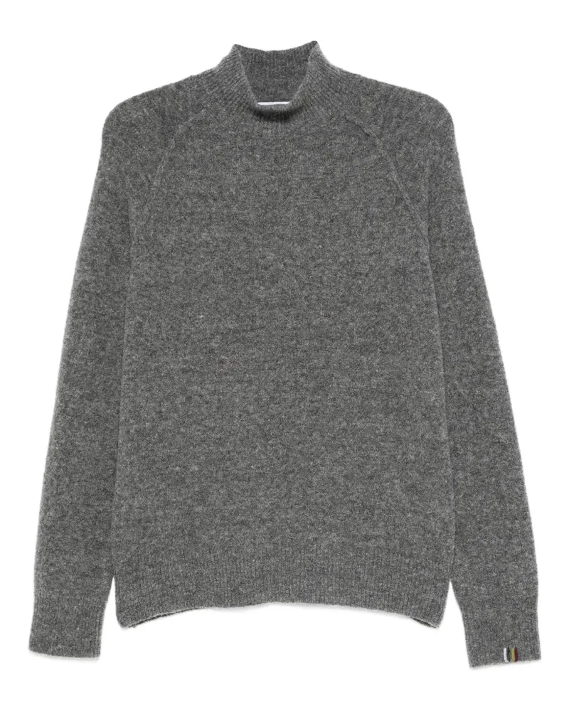 Alpha Studio Pullover mit Stehkragen - Grau Grau