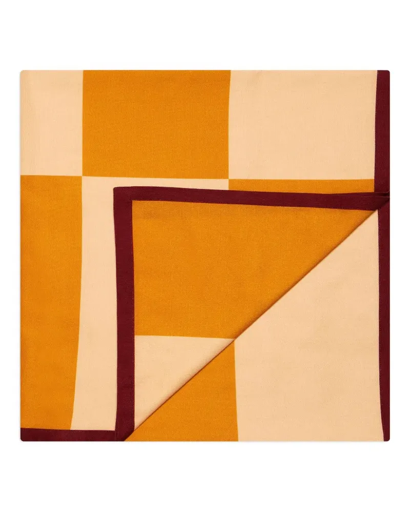 La DoubleJ Mittelgroße Contrada Tischdecke - Orange Orange