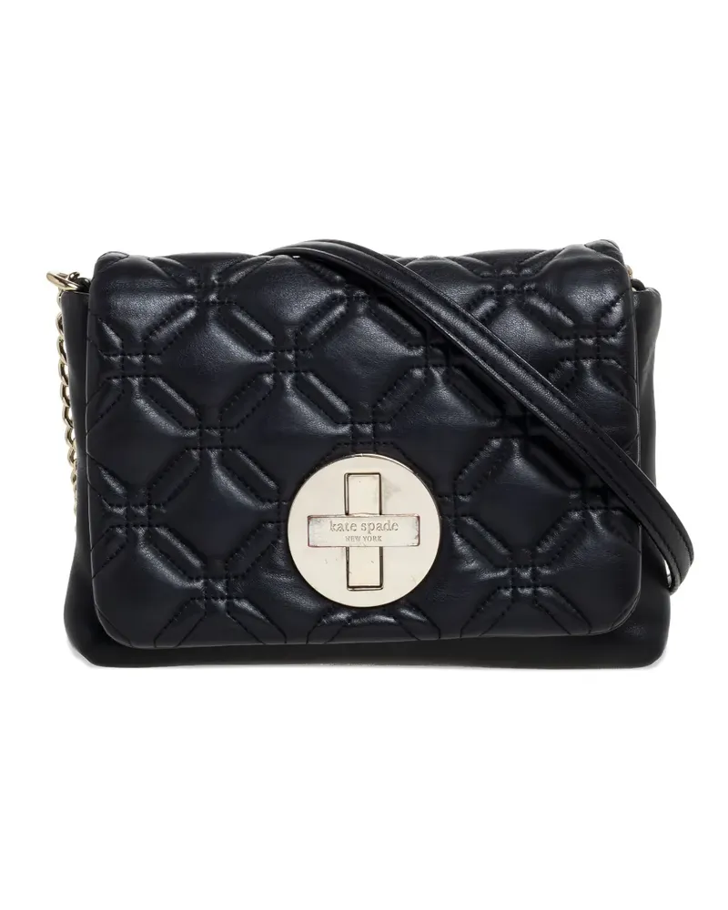 Kate Spade Gesteppte Schultertasche - Schwarz Schwarz
