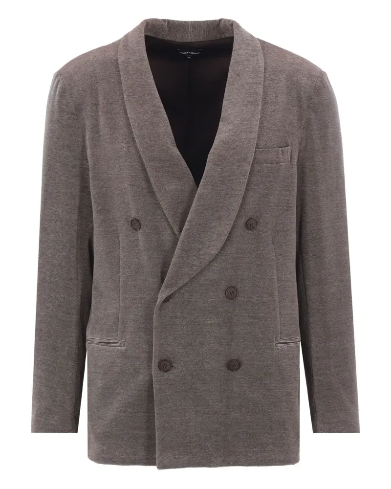 Giorgio Armani double-breasted blazer - Braun Braun