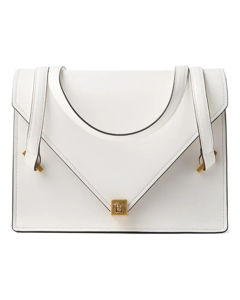 Versace Severine Schultertasche aus Leder - Weiß Weiß