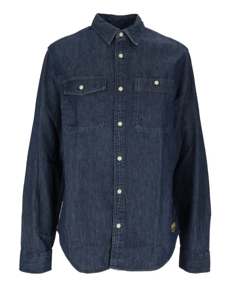 Barbour Dufton chambray shirt - Blau Blau