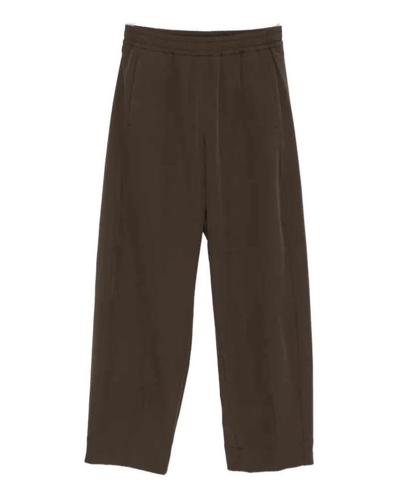 Herno elasticated-waistband trousers - Braun Braun