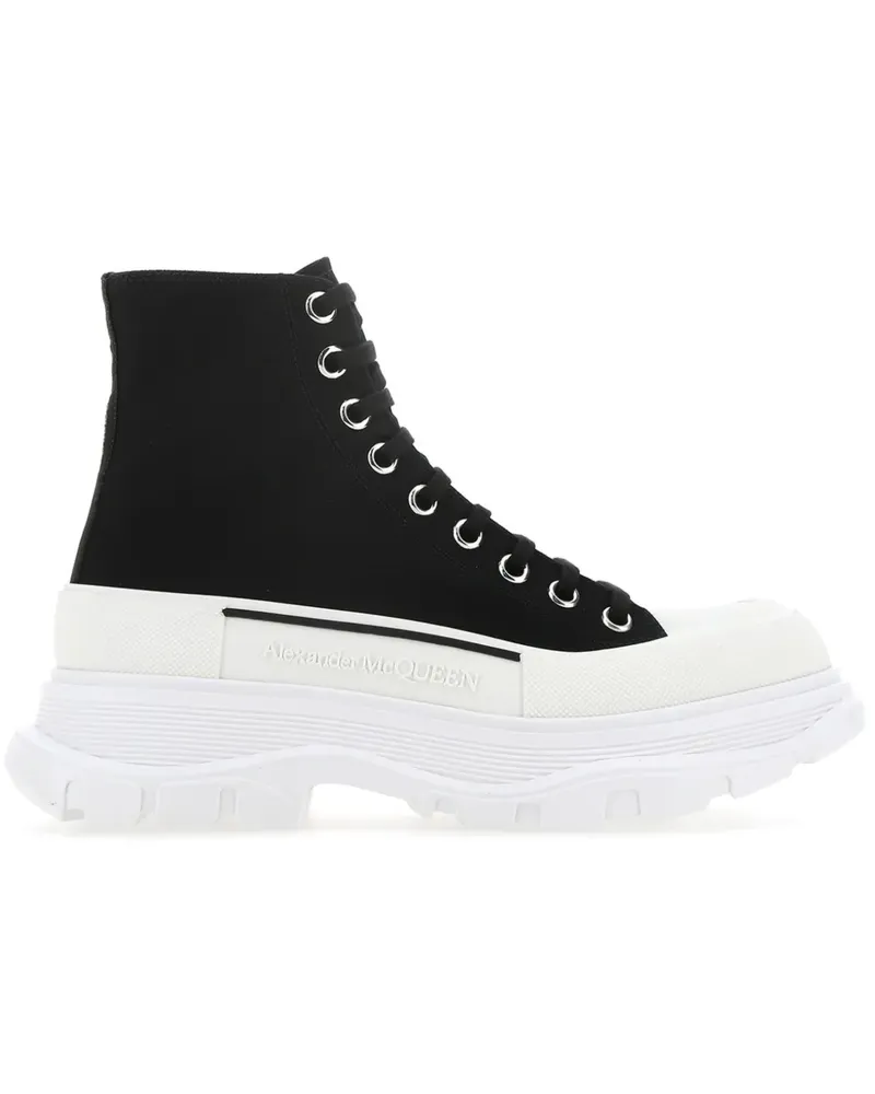 Alexander McQueen Tread Slick Stiefel - Schwarz Schwarz