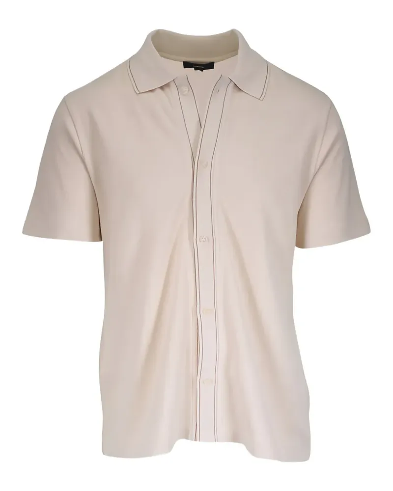Vince Kurzärmeliges Poloshirt - Nude Nude