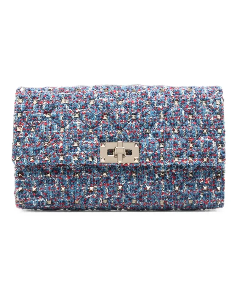 Valentino Garavani Rockstud Spike Schultertasche - Blau Blau