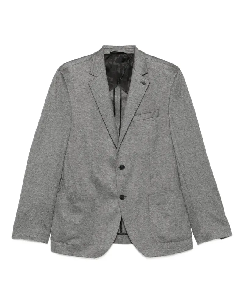 Karl Lagerfeld notched-lapels single-breasted blazer - Grau Grau
