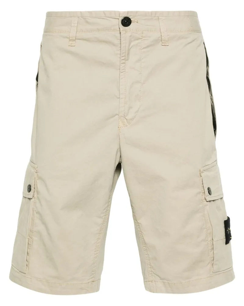 Stone Island Cargo-Shorts mit Kompass-Patch - Nude Nude