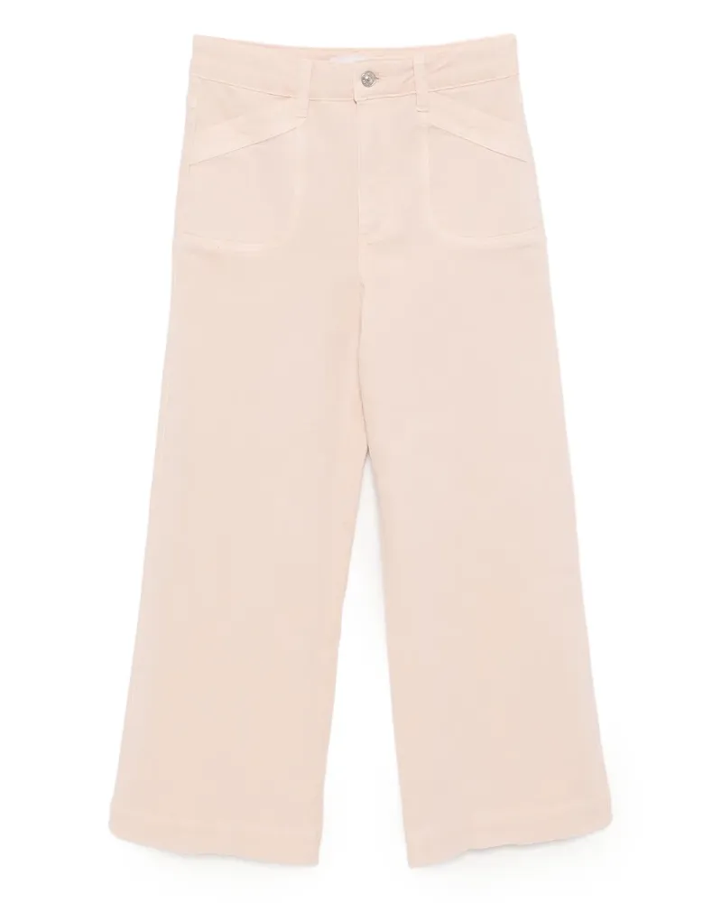 Paige Portia Jeans mit weitem Bein - Rosa Rosa