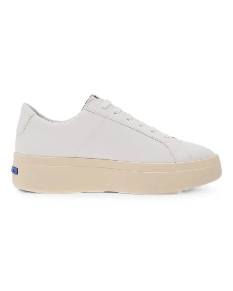 Geox Gxcp-03 platform leather sneakers - Weiß Weiß