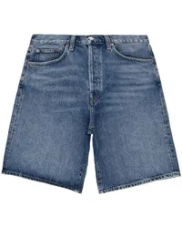 AGOLDE Jeans-Shorts mit weitem Bein Blau