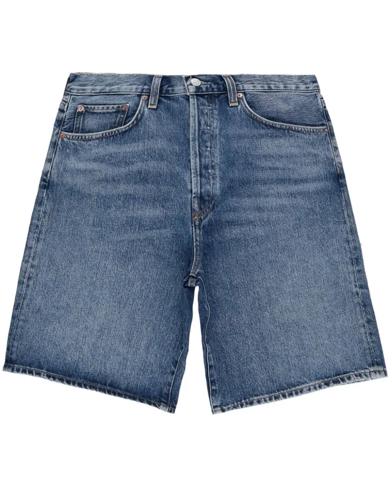 AGOLDE Jeans-Shorts mit weitem Bein - Blau Blau