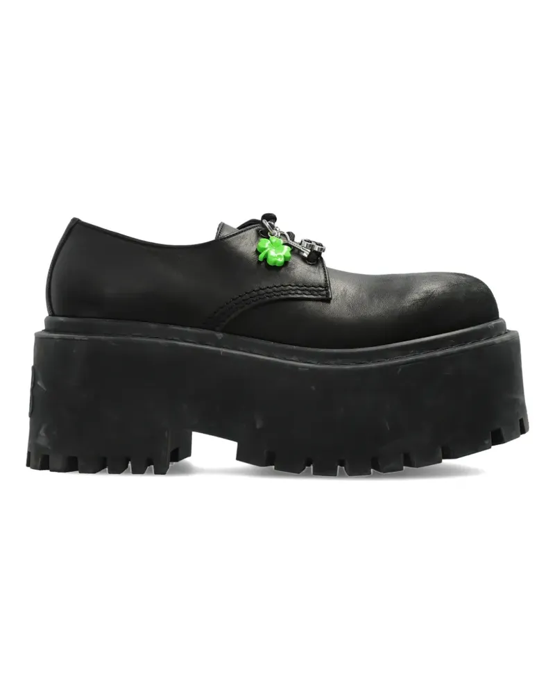 Balenciaga Strike Derby-Schuhe - Schwarz Schwarz