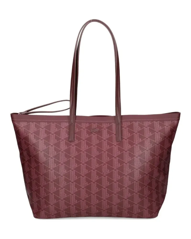 Lacoste Tote Bag mit geprägtem Henkel - Rot Rot