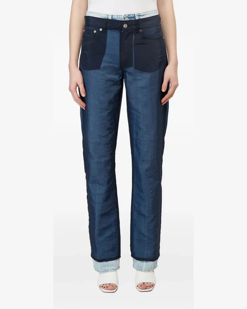 Our Legacy Luminance Organza-Hose - Blau Blau