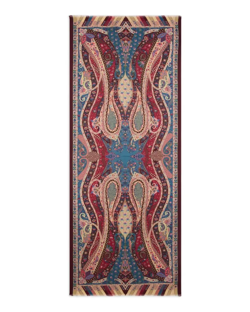 Etro paisley-print scarf - Blau Blau