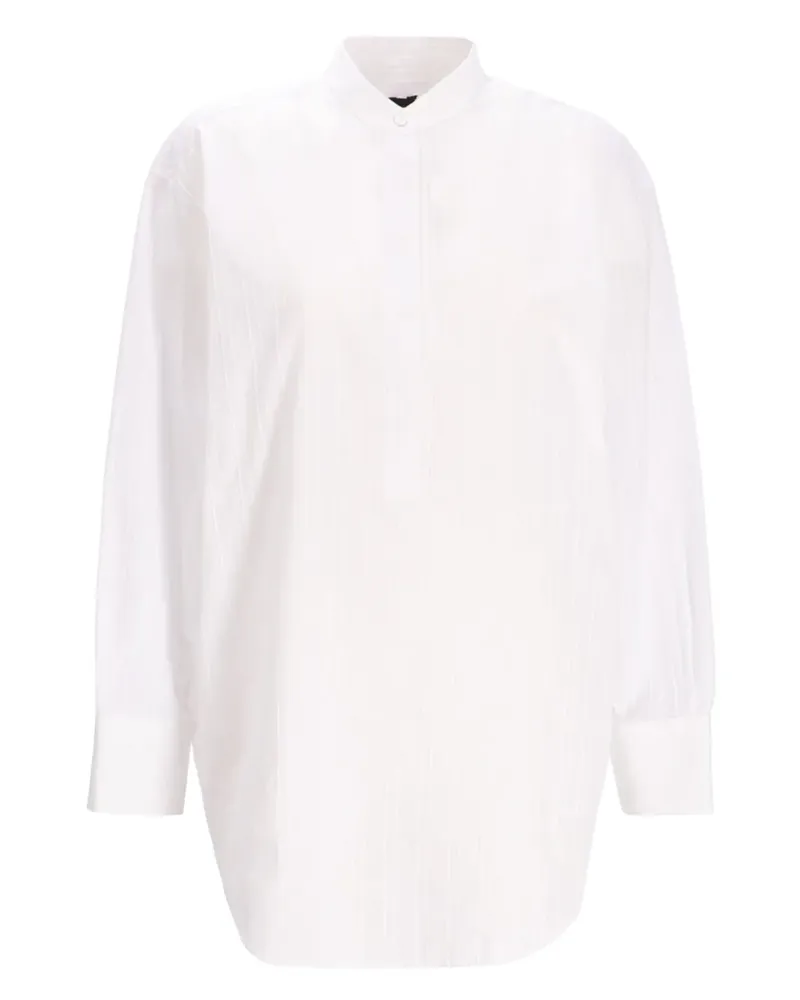 HUGO BOSS Gestreiftes Hemd - Weiß Weiß