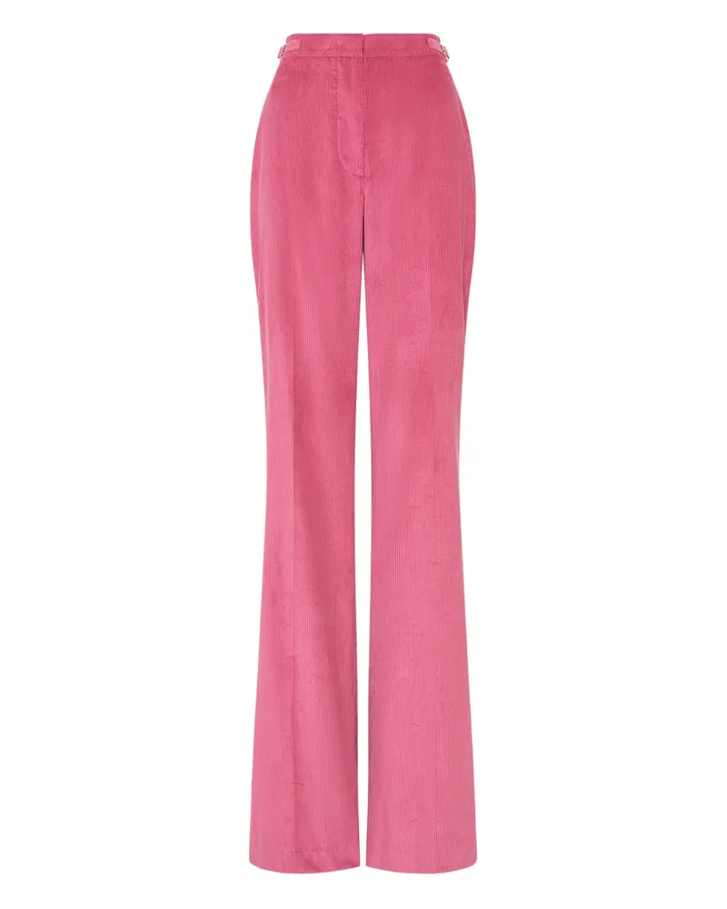 Gabriela Hearst Vesta Hose aus Cord - Rosa Rosa