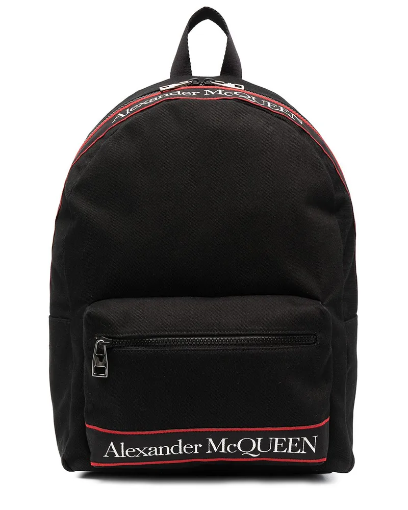 Alexander McQueen Metropolitan Selvedge Rucksack - Schwarz Schwarz
