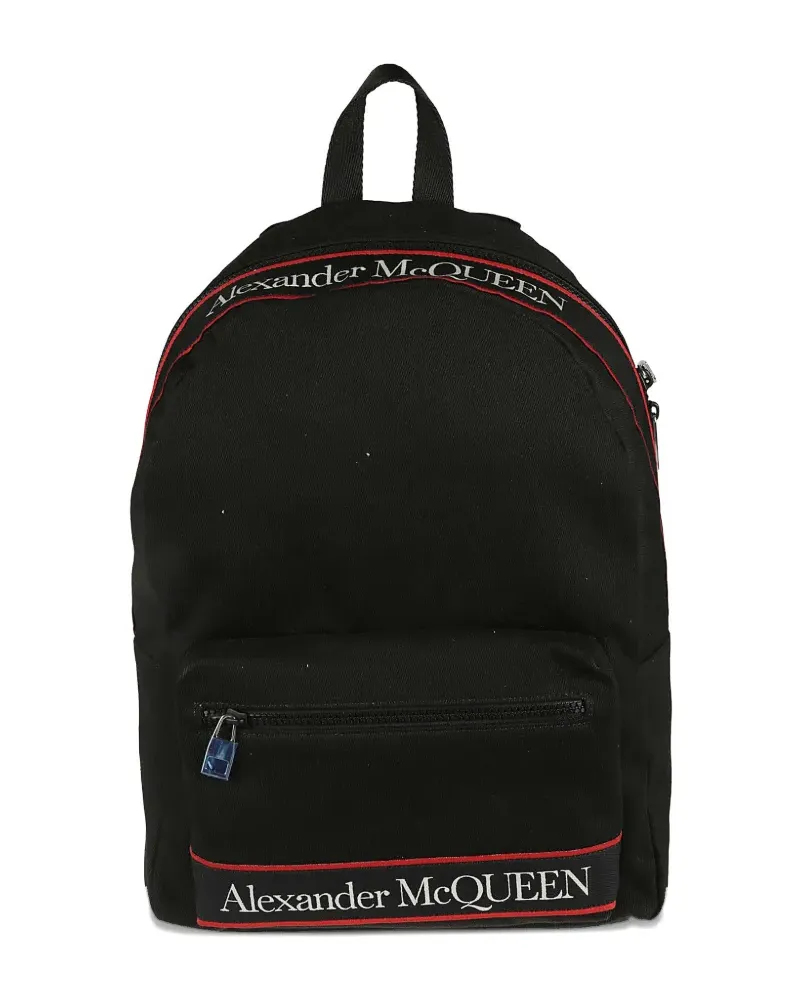 Alexander McQueen Metropolitan Selvedge Rucksack - Schwarz Schwarz